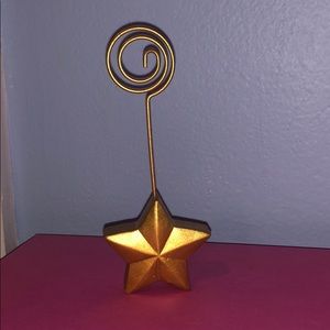 star polaroid/picture holder